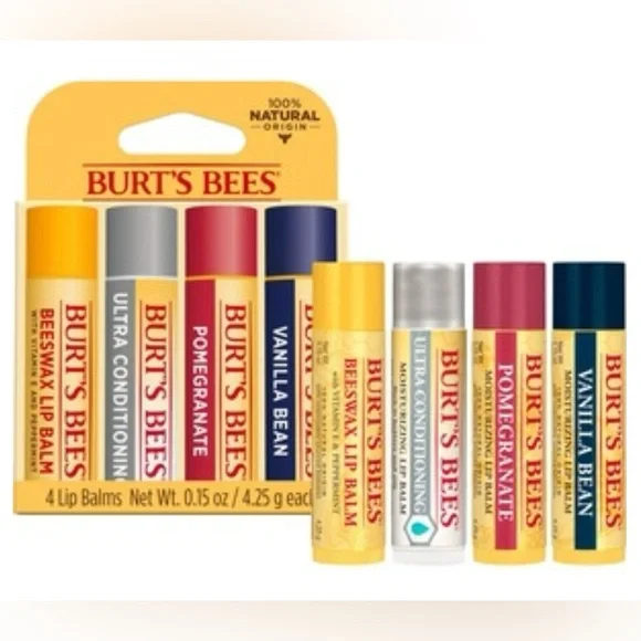 Burt’s Bees Lip Balms — Conditioning 4 Pack Set - Picture 16 of 16